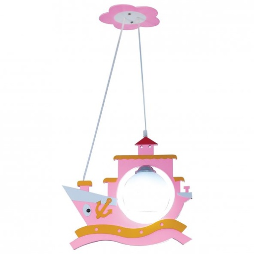 SUSPENSION BATEAUX ROSE — Suspensions