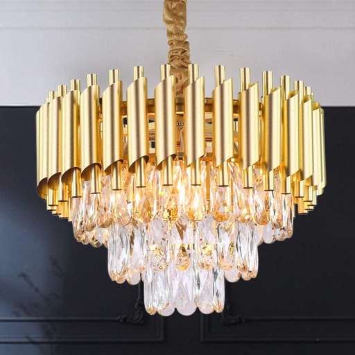 LUSTRE TRADI CIGARE DORÉ — Lustres
