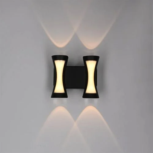 Applique Murale Extérieure Moderne, éclairage bidirectionnel, Décoration antirouille, luminaires muraux durables 4W